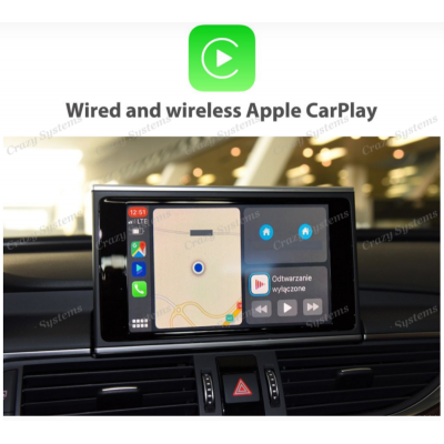 Audi A1,A6, S6, A7,S7 (RMC) Wireless Apple CarPlay, Android Auto & Mirroring Kit