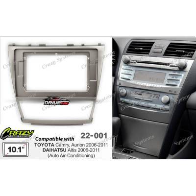 10.1" Radio / TOYOTA Camry, Aurion 2006-2011 Compatible fitting kit
