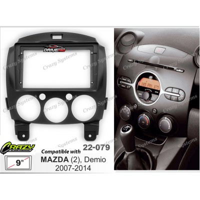 TOYOTA Vios 2002-2007 / MAZDA (2), Demio 2007-2014 Compatible Fitting Kit