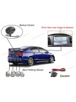 4 Rear Parking Guidance Sensor and Reverse Camera Kit *Colour matched* Including Installation