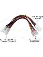 Toyota/Lexus Compatible 5+7(12pin) Y harness with 6+6 integration kit input