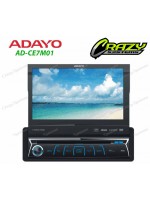 ADAYO CE7M01 | 7" 1Din Motorized DVD , USB , SD, GPS, BLUTOOTH Car Stereo