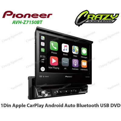 PIONEER AVH-Z7150BT | 1Din Apple CarPlay Android Auto Bluetooth USB DVD