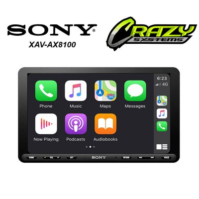 Sony XAV-AX8100 | 8.95" Apple CarPlay & Android Auto / Weblink / HDMI Multimedia