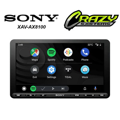 Sony XAV-AX8100 | 8.95" Apple CarPlay & Android Auto / Weblink / HDMI Multimedia
