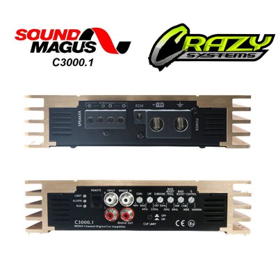 Sound Magus C3000.1 | 2950W RMS Strappable Mono Block Class D Amplifier