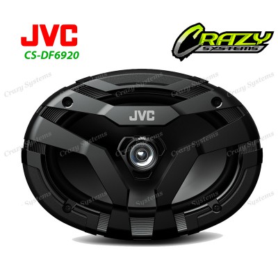 JVC CS-DF6920 | 6x9" 400W 2-Way Coaxial Car Speakers
