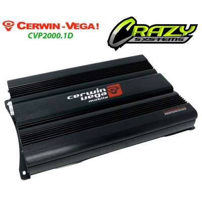 Cerwin Vega CVP2000.1D | 2000W Mono Channel Class A/B Car Amplifier