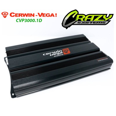 Cerwin Vega CVP3000.1D | 3000W Mono Channel Class A/B Car Amplifier