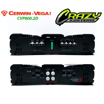 Cerwin-Vega CVP800.2D | 800 Watt 2 Channel Class D Car Audio Amplifier