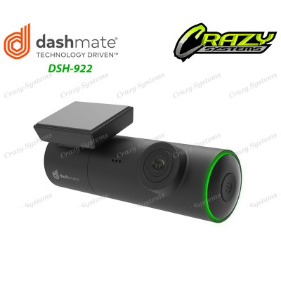 Dashmate DSH-922 | Dual 1080P Dash Cam with Built in GPS and WiFi