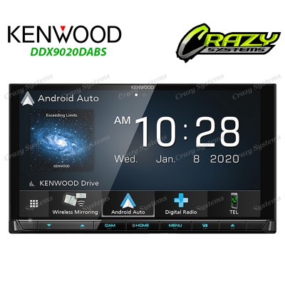 Kenwood DDX9020DABS | 6.8" Wireless Apple CarPlay, Android Auto, Wireless Mirror