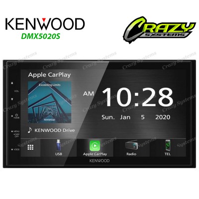 Kenwood DMX5020S | 6.8" Apple CarPlay, Android Auto, MirrorLink, Bluetooth, USB