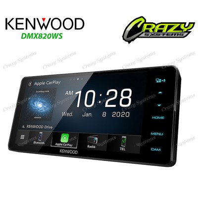 Kenwood KWD-DMX820WS | 7" Apple CarPlay, Android Auto, Mirror Link (For Toyota)