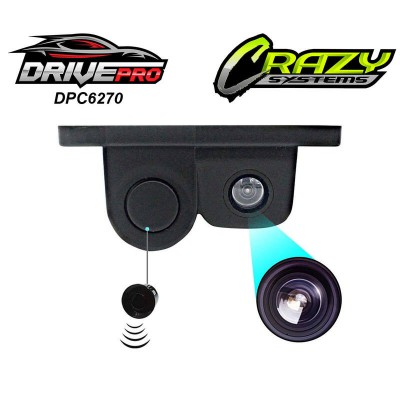 DrivePro DPC6270 | Universal Wide Angle HD Reverse Camera (with Parking Sensor)