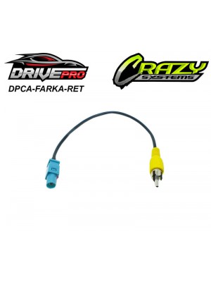 Male Fakra To RCA Camera Retention Cable (Suits Euros, Fords, and more)