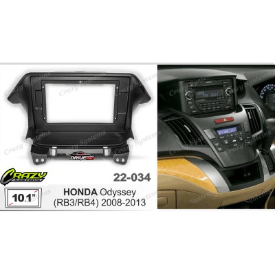 10.1" Radio / HONDA Odyssey (RB3/RB4) 2008-2013 Fitting Kit
