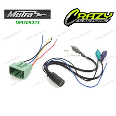 Volvo S40, S60, S80, V40, V70 Wiring Harness (for cars with factory Amplifier)