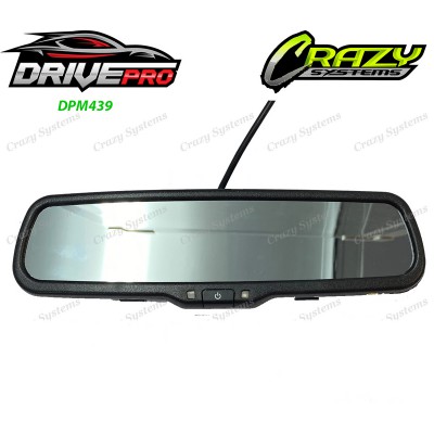 DrivePro DPM439 - 4.3" Universal Rear View Mirror Monitor