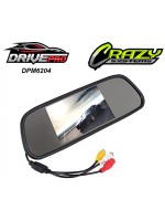 DrivePro DPM6204 - 5" Universal Rear View Mirror Mount Monitor