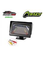 DrivePro - 5" Universal Dash Mount Rear View Monitor (Supports 12/24v vehicles)