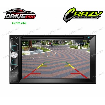 DrivePro DPR6248 | 6.2" DVD, GPS, Bluetooth, FM/AM, USB, AUX Car Stereo