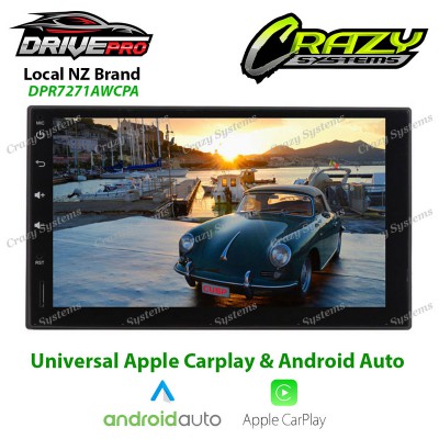 DrivePro | Android OS, 7" Wireless Apple CarPlay, Wireless Android Auto, BT