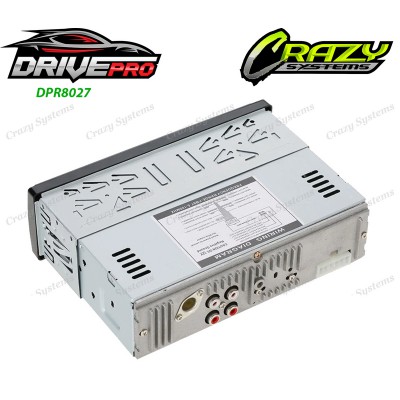 DrivePro DPR8027 | Bluetooth, USB, AUX, FM, Car Stereo