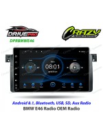 BMW E46, Rover, MG | 9" Touchscreen, Android 8.1 Quad Core OEM Radio with GPS,BT