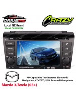 Mazda 3/Axela Wince | 7" Touchscreen, DVD, Nav Ready, Bluetooth, USB Radio