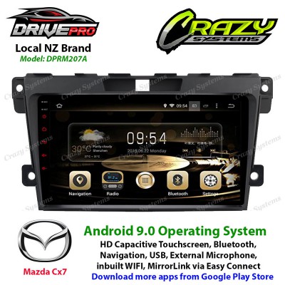 Mazda Cx7 Android 9 | 9" Capacitive Touchscreen, Nav Ready, Bluetooth, USB Radio