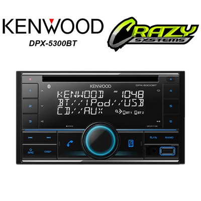 KENWOOD DPX-5300BT | Double Din CD USB AUX BLUETOOTH Media Headunit