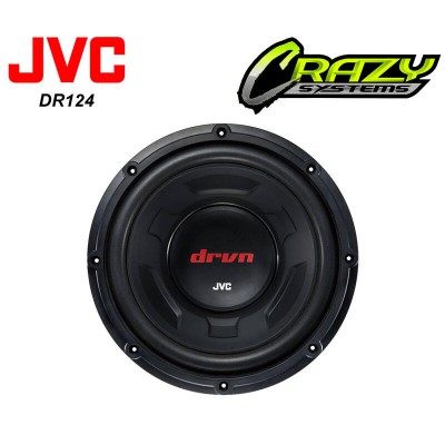 JVC CW-DR124 | 12" 1800W (350w RMS) Single Voice Coil Subwoofer