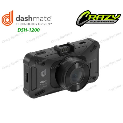 Dashmate DSH-1200 | 3" 4K Ultra-HD Built in GPS WiFi Dash Camera