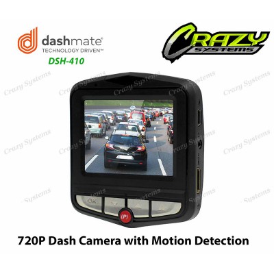 Dashmate DSH-410 | 720P Dash Cam With Motion Detection