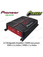 Pioneer GM-A3702 | 500W 2-Channel Bridgeable Car Amplifier