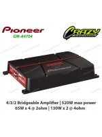 Pioneer GM-A4704 | 520W 4-Channel Bridgeable Class A/B Car Amplifier