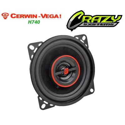 Cerwin Vega H740 | 4" 275W (40W RMS) 2 Way Coaxial Car Speakers