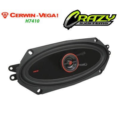 Cerwin Vega H7410 | 4 x 10" 320W (50W RMS) 2 Way Coaxial Car Speakers