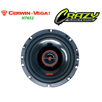 Cerwin Vega H7652 | 6.5" 320W (60W RMS) 2 Way Coaxial Car Speakers