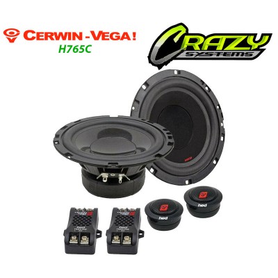 Cerwin Vega H765C | 6.5" 400W (50W RMS) 2 Way Component Car Speakers