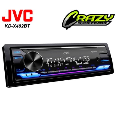JVC KD-X482BT | Single DIN USB Bluetooth Digital Media Head Unit