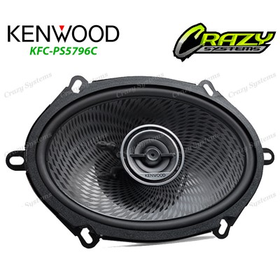 Kenwood KFC-PS5796C | 5x7" 320W (80W RMS) 2 Way Coaxial Speakers