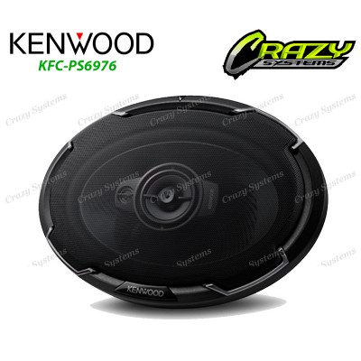 Kenwood KFC-PS6976 | 6x9" 550W (130W RMS) 3-Way Coaxial Car Speakers