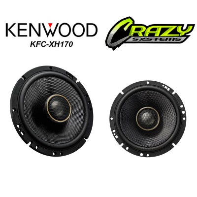Kenwood KFC-XH170 | 6.5" 300W 2 Way Coaxial Hi-Res Audio Certified Car Speakers