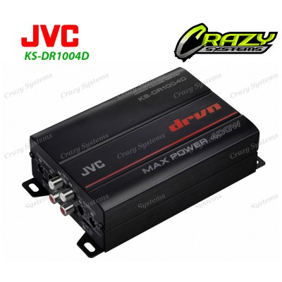 JVC KS-DR1004D | 400 Watt 4-Channel Micro Bridgeable Amplifier