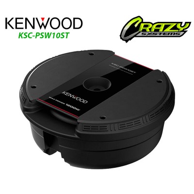 Kenwood KSC-PSW10ST | 10" 1200W Hideaway Spare Tyre Powered Car Subwoofer