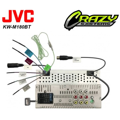 JVC KW-M180BT | 6.8" MECHLESS TOUCHSCREEN AV/BLUETOOTH/USB