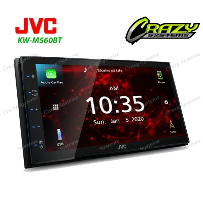 JVC KW-M560BT | 6.8" Apple CarPlay, Android Auto, Bluetooth, Car Stereo