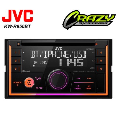 JVC KW-R950BT | 2DIN BLUETOOTH UNIT WITH CD/USB/AUX AND 3 PREOUTS
